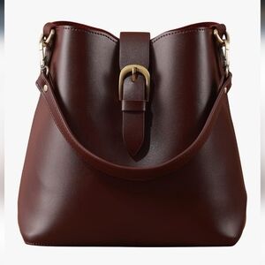 Classic Lux Vegan Leather Bag NWT